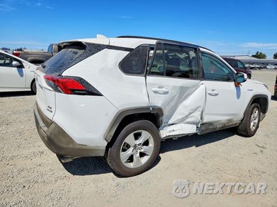 Trzecie zdjęcie samochodu z tyłu: 2020 TOYOTA RAV4 HYBRID XLE VIN:2T3RWRFV8LW076675 - miniatura