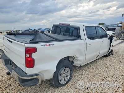 Trzecie zdjęcie samochodu z tyłu: 2023 CHEVROLET SILVERADO K1500 LT VIN:2GCUDDED0P1146678 - miniatura