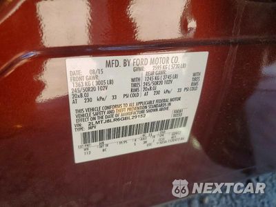 Zdjęcie 14 z 14 samochodu: 2016 LINCOLN MKX RESERVE VIN:2LMTJ8LR6GBL29152 - miniatura
