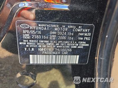 Zdjęcie 12 z 12 samochodu: 2017 HYUNDAI ELANTRA SE VIN:KMHD74LF7HU160266 - miniatura