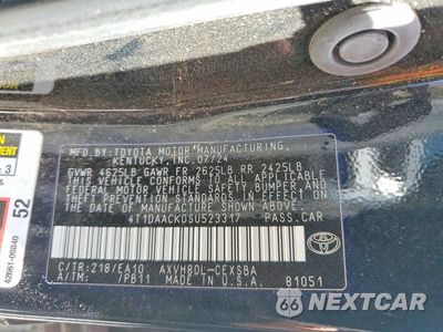 Zdjęcie 12 z 12 samochodu: 2025 TOYOTA CAMRY SE VIN:4T1DAACK0SU523317 - miniatura