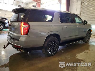 Trzecie zdjęcie samochodu z tyłu: 2024 CHEVROLET SUBURBAN K1500 HIGH COUNTRY VIN:1GNSKGKL4RR243703 - miniatura