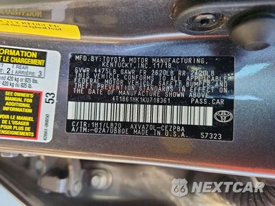 Zdjęcie 12 z 12 samochodu: 2019 TOYOTA CAMRY XSE VIN:4T1B61HK1KU718361 - miniatura