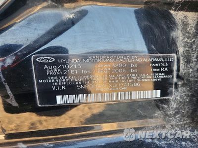 Zdjęcie 12 z 12 samochodu: 2016 HYUNDAI ELANTRA SE VIN:5NPDH4AEXGH741586 - miniatura