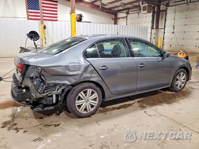 Trzecie zdjęcie samochodu z tyłu: 2017 VOLKSWAGEN JETTA S VIN:3VW2B7AJ9HM301410 - miniatura