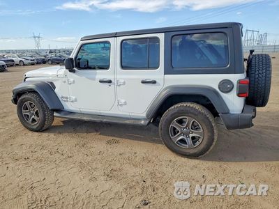 Drugie zdjęcie samochodu z przodu: 2018 JEEP WRANGLER UNLIMITED SPORT VIN:1C4HJXDG2JW208699 - miniatura