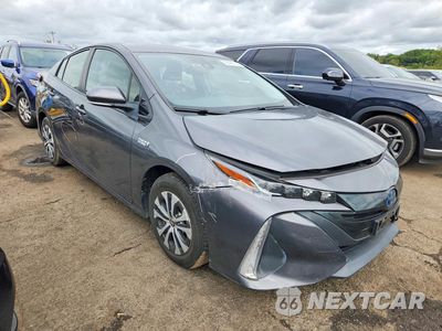 Czwarte zdjęcie samochodu z boku: 2021 TOYOTA PRIUS PRIME LE VIN:JTDKAMFP4M3179911 - miniatura