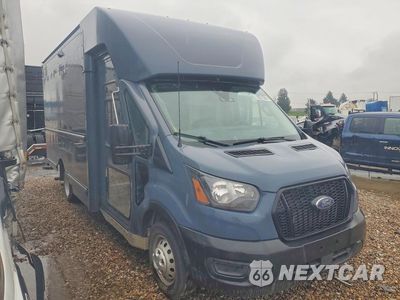 Czwarte zdjęcie samochodu z boku: 2021 FORD TRANSIT DELIVERY TRUCK VIN:1FDDF6P82MKA59734 - miniatura