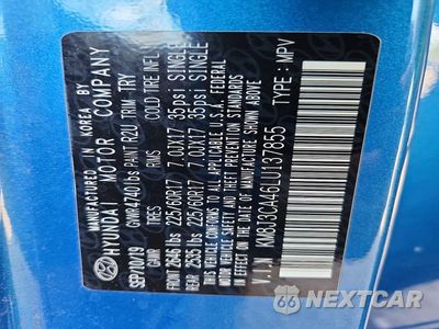 Zdjęcie 14 z 14 samochodu: 2020 HYUNDAI TUCSON VALUE VIN:KM8J3CA46LU137855 - miniatura
