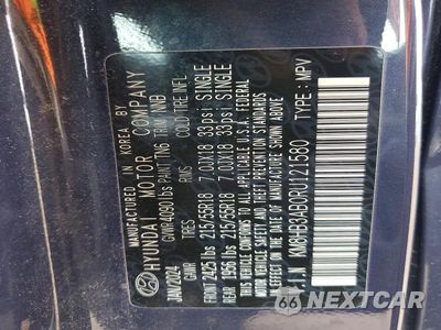 Zdjęcie 13 z 13 samochodu: 2024 HYUNDAI KONA SEL VIN:KM8HB3AB0RU121580 - miniatura