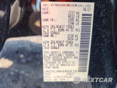 Zdjęcie 13 z 13 samochodu: 2022 NISSAN FRONTIER SV VIN:1N6ED1EJ9NN686838 - miniatura