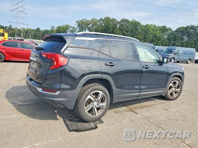 Trzecie zdjęcie samochodu z tyłu: 2020 GMC TERRAIN SLT VIN:3GKALPEV5LL172478 - miniatura