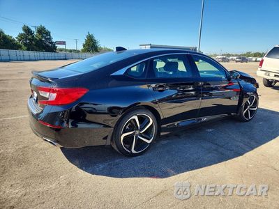 Trzecie zdjęcie samochodu z tyłu: 2022 HONDA ACCORD SPORT VIN:1HGCV1F38NA076767 - miniatura