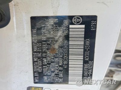 Zdjęcie 13 z 13 samochodu: 2005 TOYOTA CAMRY LE VIN:4T1BE32KX5U534094 - miniatura