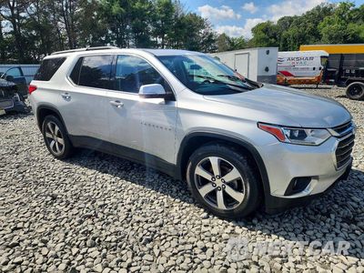 Czwarte zdjęcie samochodu z boku: 2019 CHEVROLET TRAVERSE LT VIN:1GNEVHKW6KJ197915 - miniatura