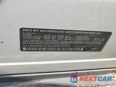 Zdjęcie 13 z 13 samochodu: 2015 BMW X5 XDRIVE35I VIN:5UXKR0C54F0K63265 - miniatura