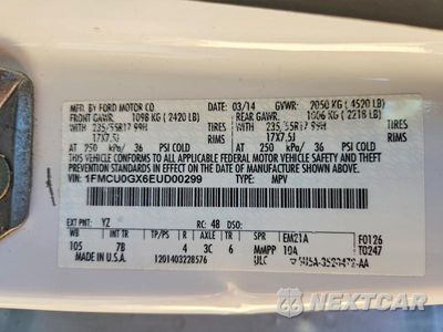 Zdjęcie 13 z 13 samochodu: 2014 FORD ESCAPE SE VIN:1FMCU0GX6EUD00299 - miniatura