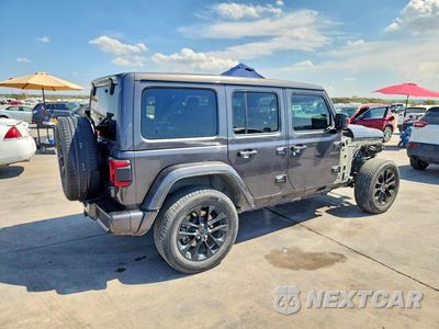 Trzecie zdjęcie samochodu z tyłu: 2021 JEEP WRANGLER UNLIMITED SAHARA VIN:1C4HJXEG3MW510795 - miniatura