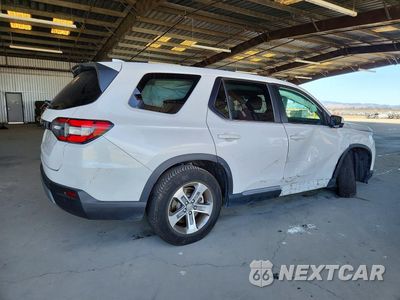Trzecie zdjęcie samochodu z tyłu: 2023 HONDA PILOT EXL VIN:5FNYG1H54PB039609 - miniatura