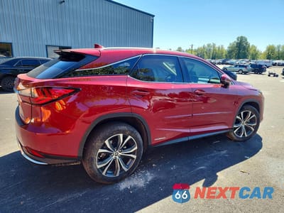 Trzecie zdjęcie samochodu z tyłu: 2022 LEXUS RX 450H VIN:2T2HGMDA5NC088335 - miniatura