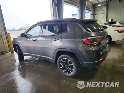 Drugie zdjęcie samochodu z przodu: 2021 JEEP COMPASS TRAILHAWK VIN:3C4NJDDB9MT564566 - miniatura