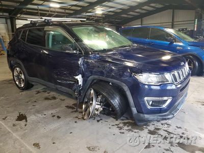 Czwarte zdjęcie samochodu z boku: 2019 JEEP COMPASS LIMITED VIN:3C4NJDCB1KT656902 - miniatura