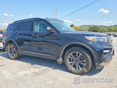 Czwarte zdjęcie samochodu z boku: 2021 FORD EXPLORER XLT VIN:1FMSK8DH4MGA44111 - miniatura