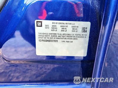 Zdjęcie 12 z 12 samochodu: 2013 CHEVROLET CRUZE LS VIN:1G1PA5SH8D7277870 - miniatura