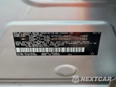 Zdjęcie 12 z 12 samochodu: 2015 TOYOTA RAV4 XLE VIN:2T3RFREV4FW341274 - miniatura