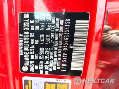 Zdjęcie 13 z 13 samochodu: 2016 KIA SORENTO EX VIN:5XYPHDA57GG154458 - miniatura