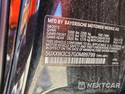 Zdjęcie 13 z 13 samochodu: 2016 BMW X4 XDRIVE28I VIN:5UXXW3C57G0M89799 - miniatura