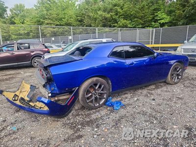 Trzecie zdjęcie samochodu z tyłu: 2019 DODGE CHALLENGER SXT VIN:2C3CDZAG8KH587679 - miniatura