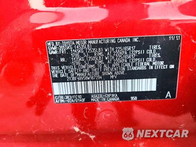 Zdjęcie 13 z 13 samochodu: 2011 TOYOTA RAV4 BASE VIN:2T3BF4DV5BW167294 - miniatura