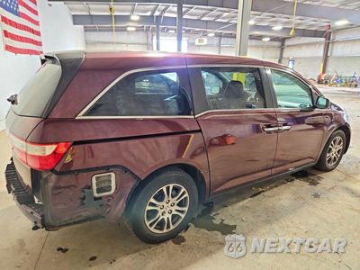 Trzecie zdjęcie samochodu z tyłu: 2013 HONDA ODYSSEY EX VIN:5FNRL5H45DB053044 - miniatura