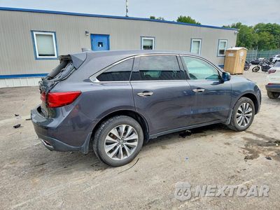 Trzecie zdjęcie samochodu z tyłu: 2014 ACURA MDX TECHNOLOGY VIN:5FRYD4H46EB046655 - miniatura