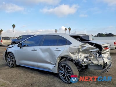 Drugie zdjęcie samochodu z przodu: 2022 TOYOTA COROLLA SE VIN:JTDS4MCE8NJ089099 - miniatura