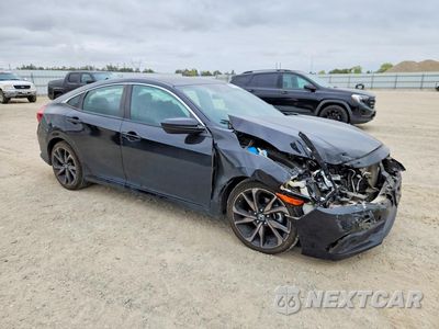 Czwarte zdjęcie samochodu z boku: 2021 HONDA CIVIC SPORT VIN:2HGFC2F8XMH529503 - miniatura