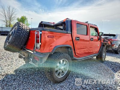 Trzecie zdjęcie samochodu z tyłu: 2008 HUMMER H2 SUT VIN:5GRGN22878H100896 - miniatura