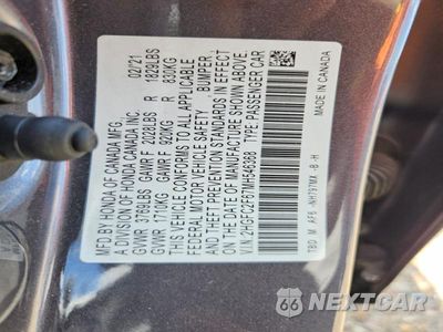 Zdjęcie 12 z 12 samochodu: 2021 HONDA CIVIC LX VIN:2HGFC2F67MH546368 - miniatura