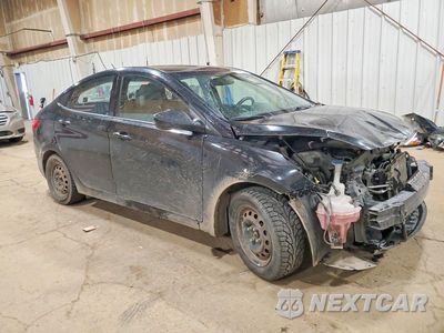 Czwarte zdjęcie samochodu z boku: 2017 HYUNDAI ACCENT SE VIN:KMHCT4AE6HU268296 - miniatura