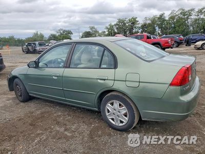 Drugie zdjęcie samochodu z przodu: 2003 HONDA CIVIC LX VIN:2HGES16573H572239 - miniatura