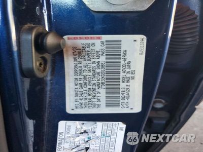 Zdjęcie 12 z 12 samochodu: 2002 TOYOTA CAMRY LE VIN:JTDBE32K020128851 - miniatura