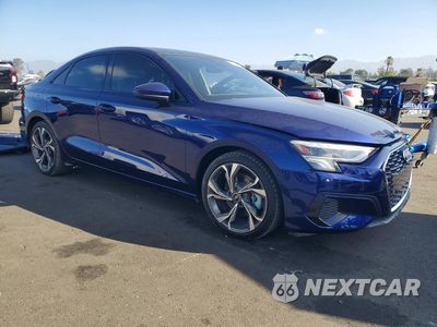 Czwarte zdjęcie samochodu z boku: 2023 AUDI A3 PREMIUM VIN:WAUAUDGY8PA050741 - miniatura