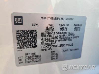 Zdjęcie 13 z 13 samochodu: 2025 GMC HUMMER SUV 2X VIN:1GKT0NDE1SU119322 - miniatura
