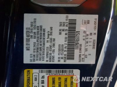 Zdjęcie 12 z 12 samochodu: 2018 FORD MUSTANG GT VIN:1FATP8FF8J5172578 - miniatura