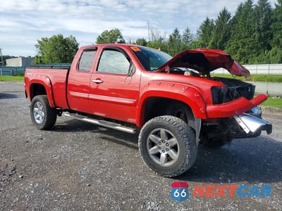 Czwarte zdjęcie samochodu z boku: 2013 GMC SIERRA K1500 SLE VIN:1GTR2VE72DZ100591 - miniatura