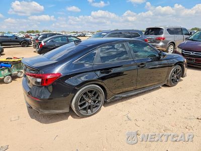 Trzecie zdjęcie samochodu z tyłu: 2022 HONDA CIVIC SPORT VIN:2HGFE2F51NH599800 - miniatura