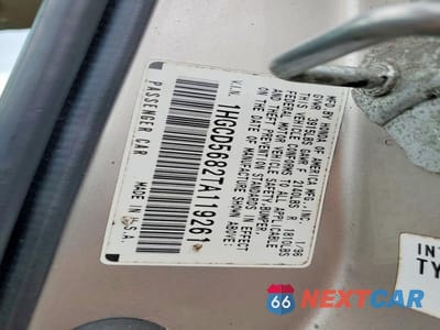 Zdjęcie 12 z 12 samochodu: 1996 HONDA ACCORD DX 25TH ANNIVERSARY VIN:1HGCD5682TA119261 - miniatura