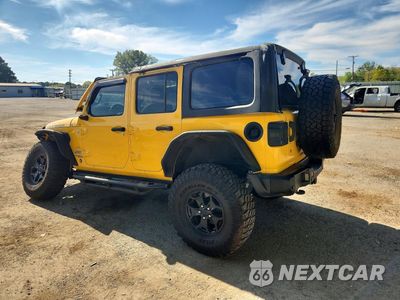 Drugie zdjęcie samochodu z przodu: 2018 JEEP WRANGLER UNLIMITED SPORT VIN:1C4HJXDN8JW252415 - miniatura