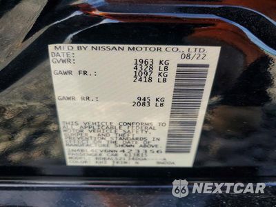 Zdjęcie 13 z 13 samochodu: 2022 NISSAN ALTIMA SR VIN:1N4BL4CV6NN423356 - miniatura